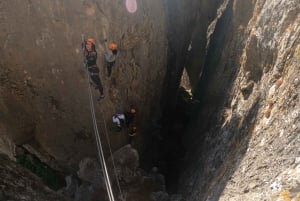 From Estepona: Vía Ferrata de Benalauria climbing tour