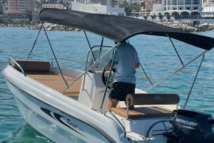 Benalmádena: Speedboat Rental without License