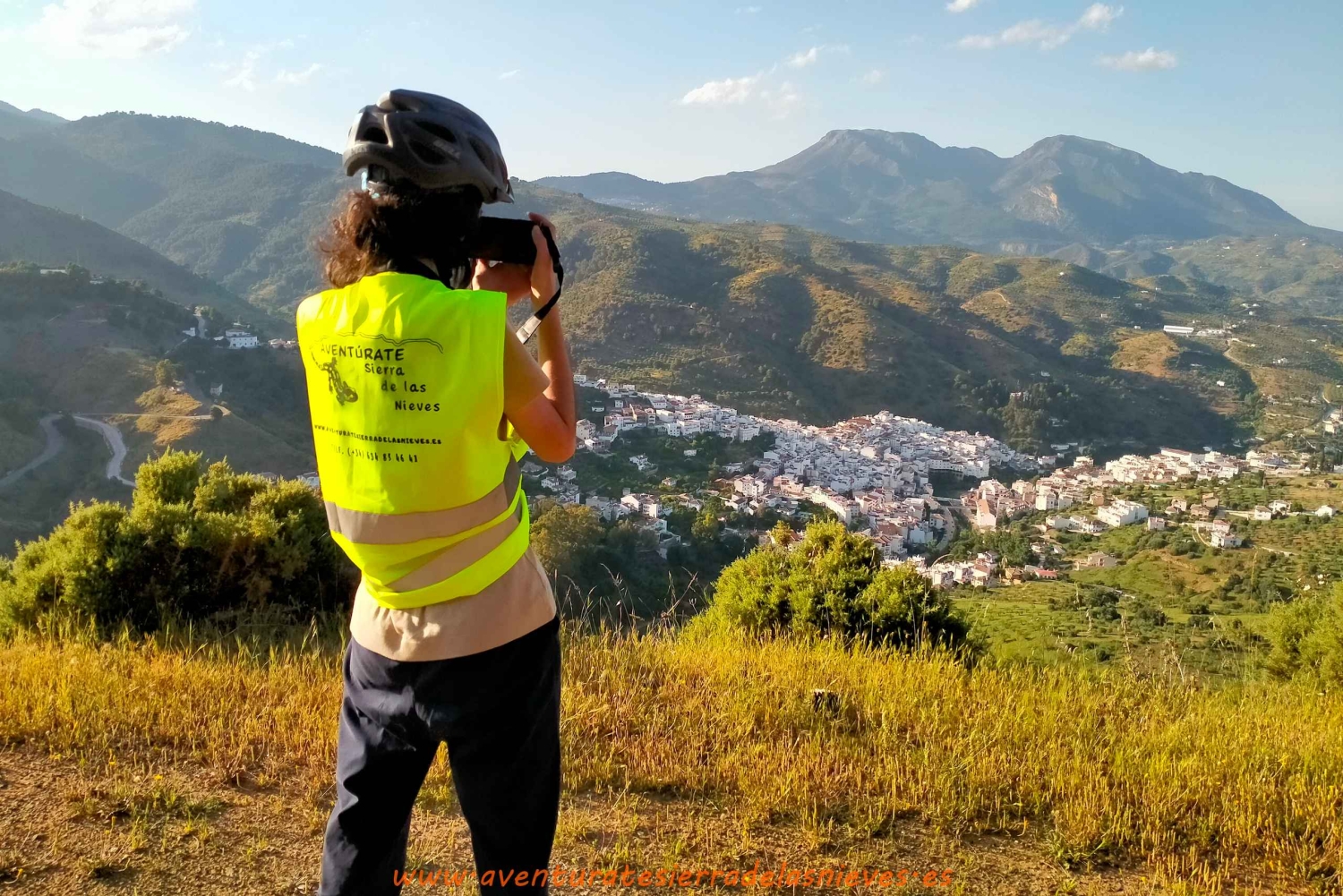 Mountain bike elétrica no parque nacional Sierra de las Nieves