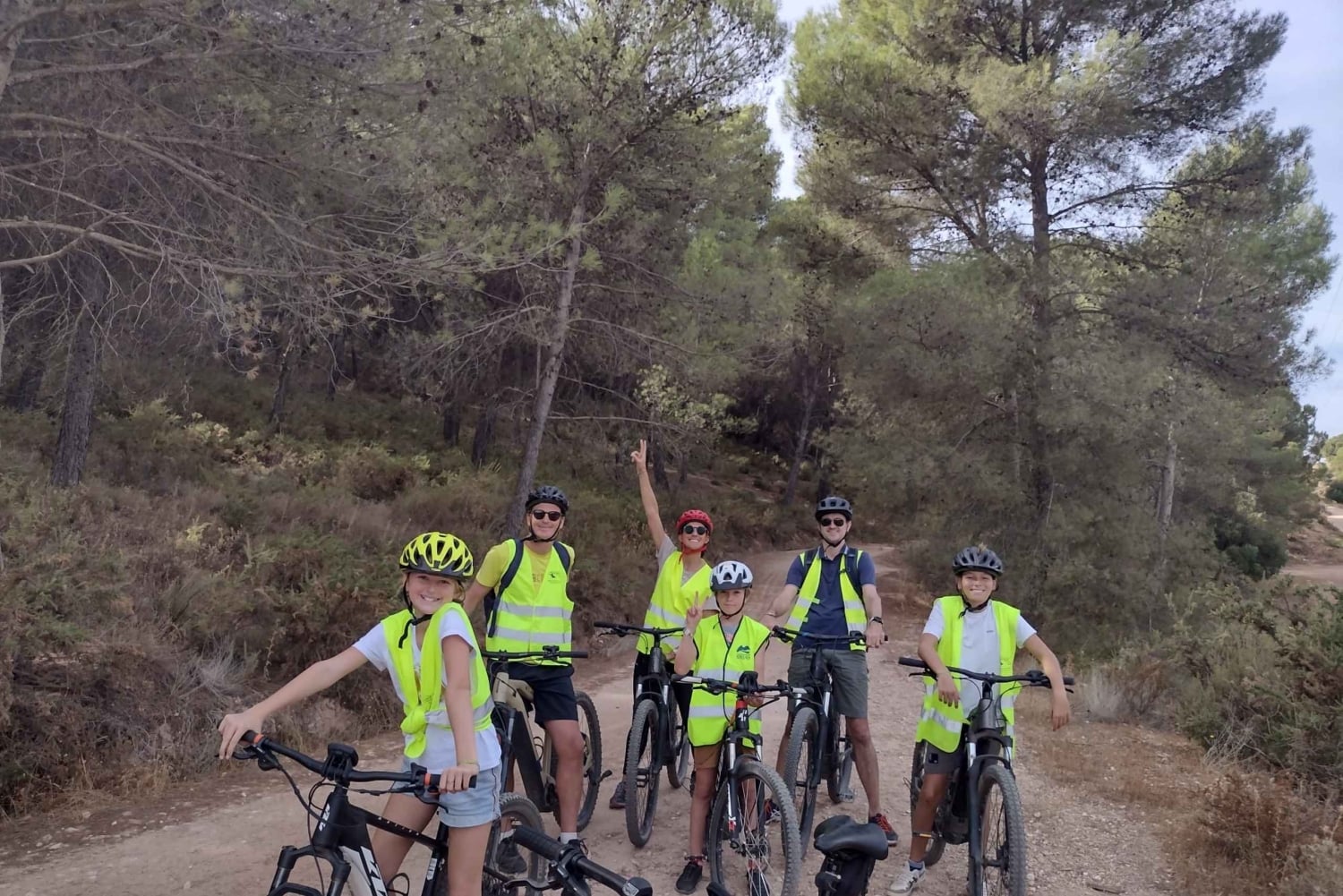 Mountain bike elétrica no parque nacional Sierra de las Nieves