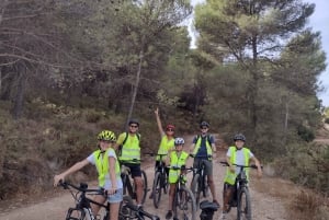 Mountain bike elétrica no parque nacional Sierra de las Nieves