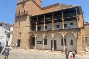 från Estepona: Ronda Tour privat, inklusive skyttel, café, tjurfäktningsarena, tapas, drycker