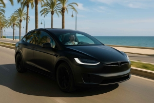 Desde Málaga: tour privado de lujo en Tesla X por el casco antiguo de Marbella
