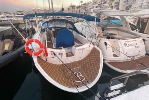 From Marbella: Costa del Sol Group Sailboat Cruise & Drinks