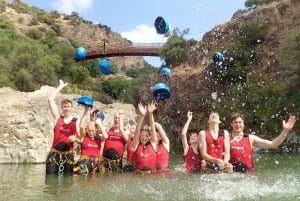 From Marbella: Guadalmina River Guided Canyoning Adventure