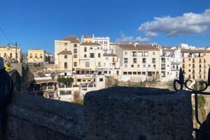 A partir de Málaga: passeio privado por Ronda, incluindo transporte, café, arena de touros, tapas e bebidas