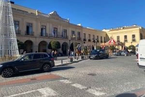 A partir de Málaga: passeio privado por Ronda, incluindo transporte, café, arena de touros, tapas e bebidas