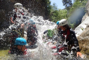 From Yunquera: Private Canyoning Tour to Zarzalones Canyon