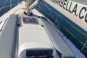 Marbella: sunset sailboat trip Drinks-Snacks,2 hour