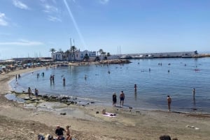 Marbella: PRIVATE Premium E - BIKE bike tour to Puerto Banus incl. cafe