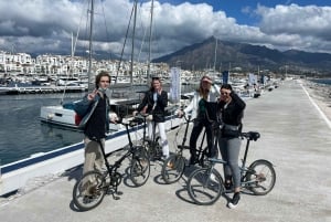Marbella: Wycieczka rowerowa z przewodnikiem z degustacją tapas i napojami