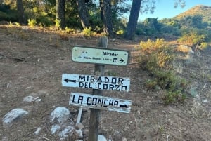 Marbella: 'La Concha' mountain tour including snack and drink