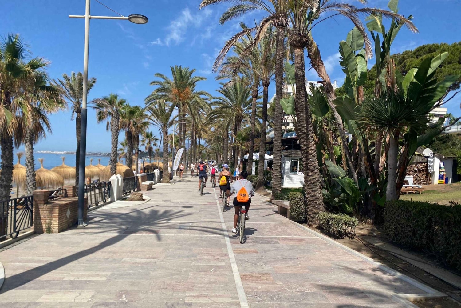 Marbella: Privat cykeltur Marbella - Puerto Banus inkl. tapas-smagning