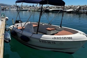 Marbella: Puerto Banús Bootsverleih ohne Führerschein