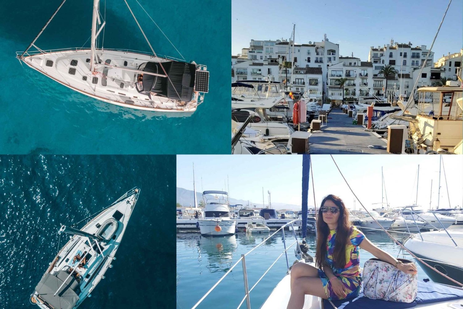 Marbella: Tour in barca a vela con degustazione e tramonto