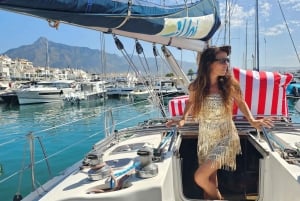 Marbella: Żeglarska wycieczka z degustacją i zachodem słońca
