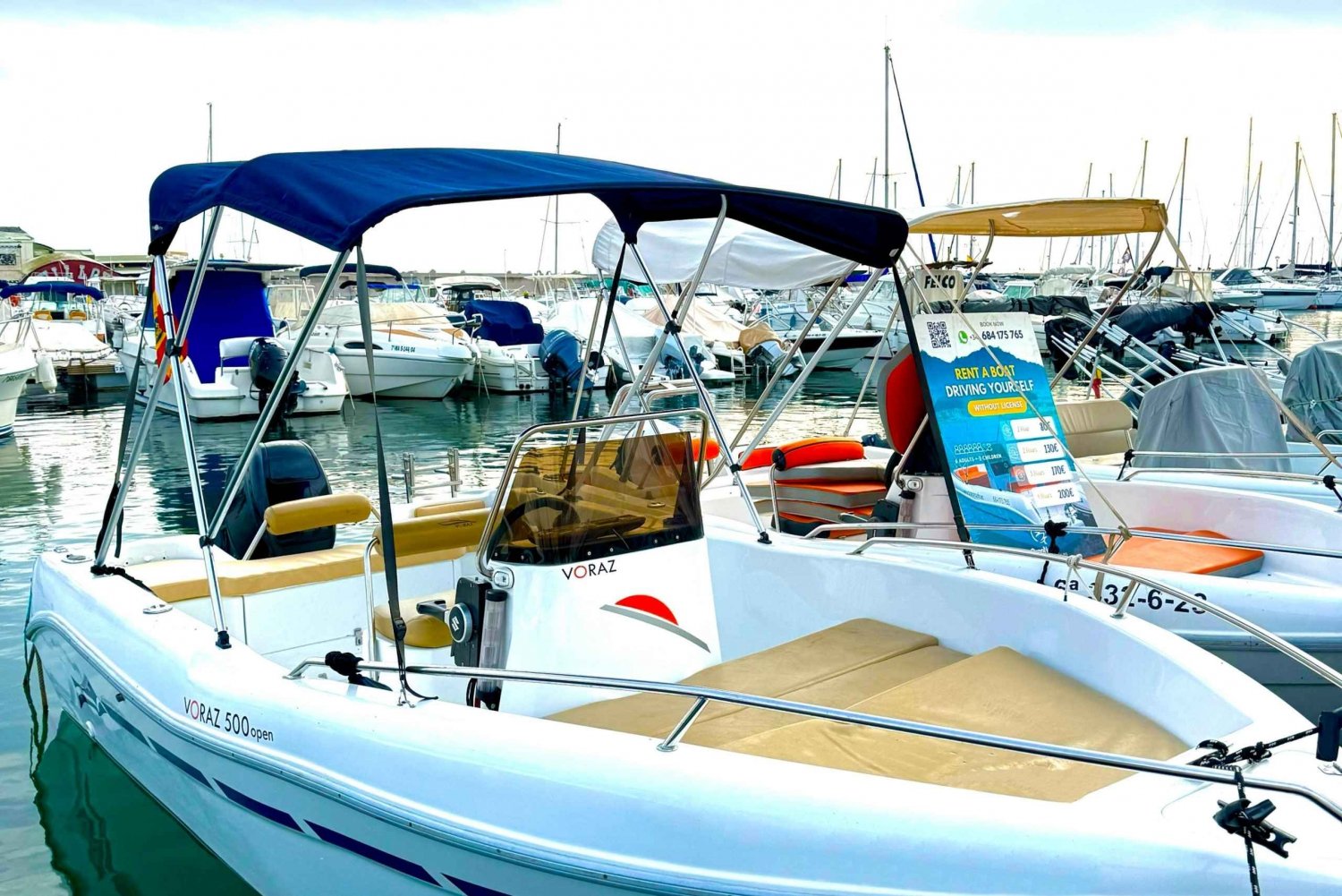 Marbella: Self-Drive Boat Rental with Dolphin Sighting