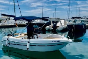 Marbella: Boat Rental drive yourself with Dolphin Sighting