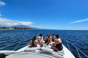 Marbella: wspólny rejs 2-4 godziny na luksusowym jachcie Targa 37 lub Targa 48