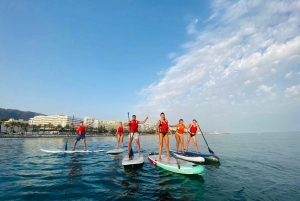 Marbella: Stand-up paddle board ved solnedgang