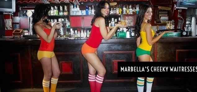 Marbellas Cheeky Waitress