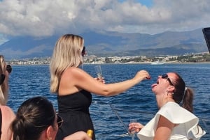 Puerto Banús: Möhippa på yacht