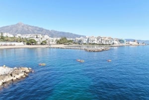 Marbella: Tour guidato in kayak a Puerto Banús