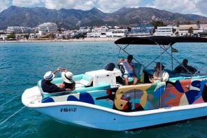 Up to 11 Pax enjoy the Marbella coast line on board