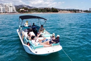 Up to 11 Pax enjoy the Marbella coast line on board