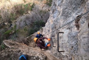 Vía Ferrata Tajo de Ronda with transfer from Costa del Sol