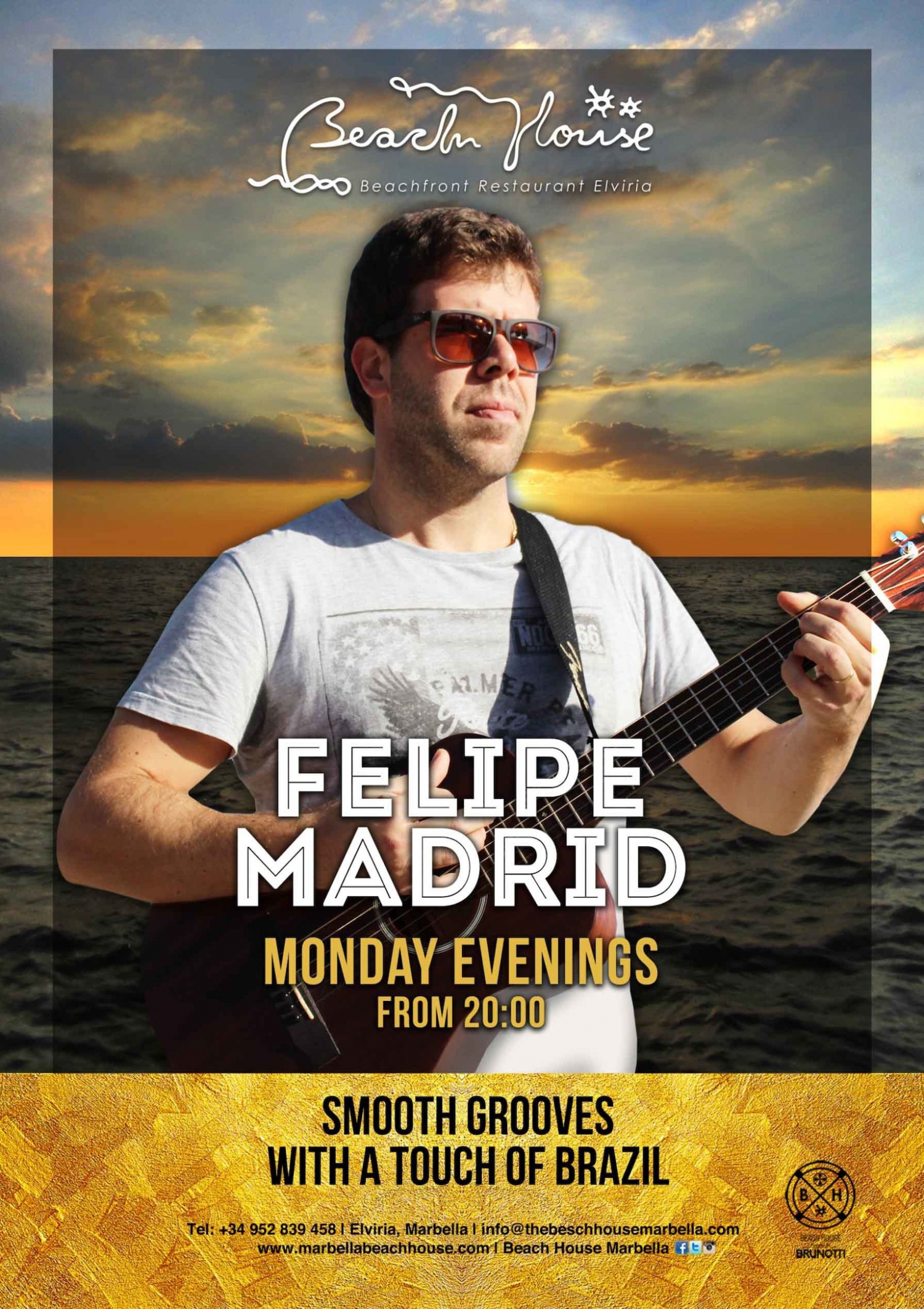 Felipe Madrid at The Beach House