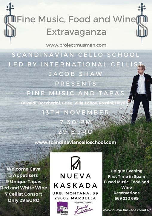 Fine Music, Dining and Wine Evening
