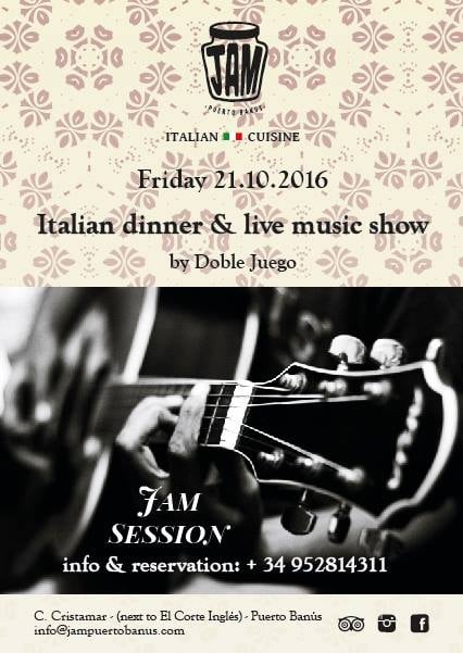 Italian Dinner & Live Music Show