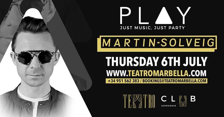 Martin Solveig at Teatro Marbella