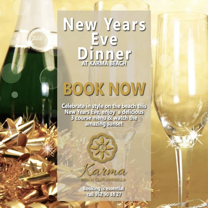 New Years Eve Dinner at Karma Beach