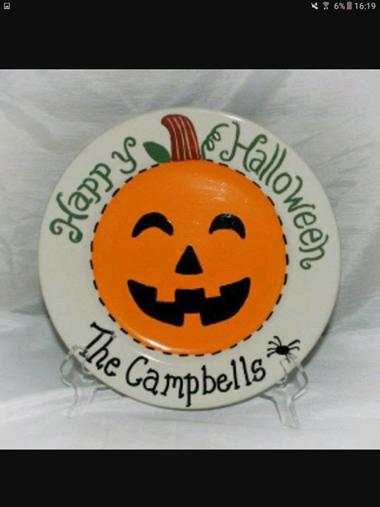 Pottery Painting at Funky Forest For Halloween