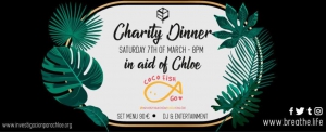 Charity Dinner for Chloe @ Breathe