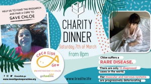 Charity Dinner for Chloe @ Breathe