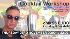 Cocktail Workshop Learn to mix a Cocktail by a Champion