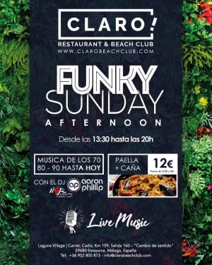 Funky Sunday Afternoon at Claro