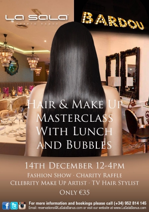 Hair and Makeup Masterclass with Lunch and Bubbles