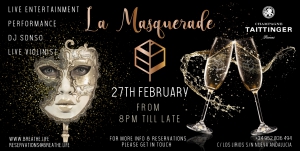 Masquerade Eve with Taittinger Champagne