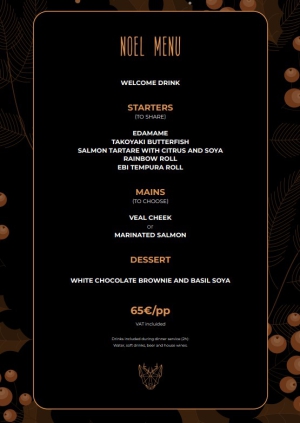 MOSH Christmas Menus 2023