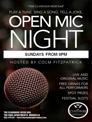 Open Mic at the Claddagh