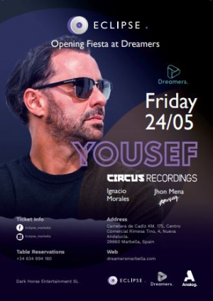 Opening party @ Dreamers with Yousef presented by Eclipse