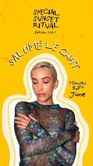 Salome Le Chat at La Plage