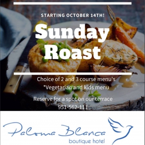 Sunday Roast at Paloma Blanca