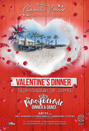 The Beach House Masquerade Valentine's Party