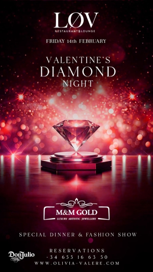 Valentine’s Diamond Night – A Celebration of Love & Luxury