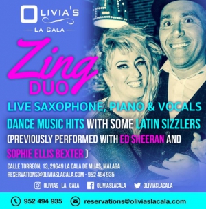 Zing Duo Live @ Olivia's La Cala